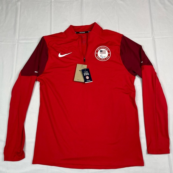 Nike Other - Nike Dri-FIT Team USA Element Men's 1/2-Zip Running Top